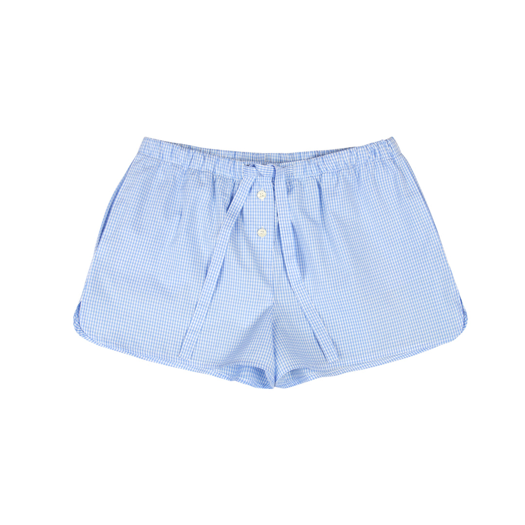 Boxershorts Juliette Provence Vichy hellblau weiss