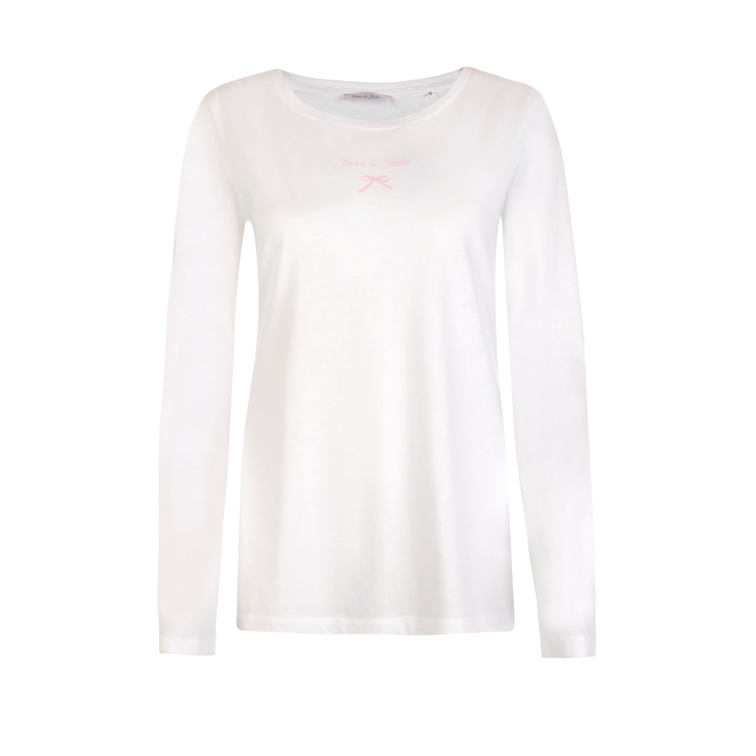 T-Shirt June & Julie Logo rose